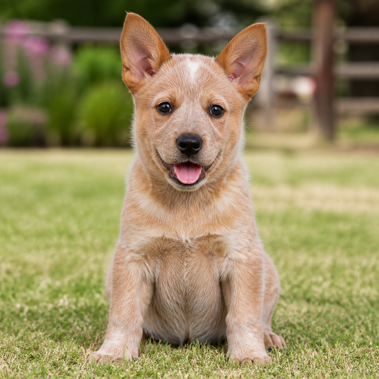 Adorable red Australian Cattle Dog companion